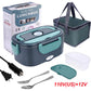 1,5 l tragbare elektrische Lunchbox 60 W Outdoor Camping Speisenwärmer Mikrowelle