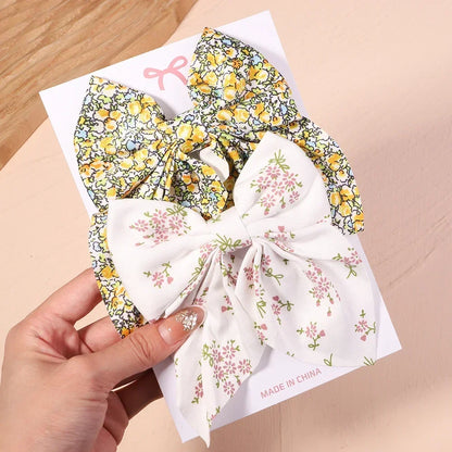 Solides Haarschmuck-Set mit Schleife