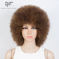 Afro Kinky Curly Perücken mit Pony für Frauen flauschig kurz
