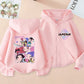 Engraçado zip up sweatshirts kpop demon hunters hoodie