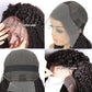 13x4 kinky  perucas encaracolado  de  cabelo humano  com  laço frontal  transparente