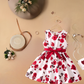 Vestido florido para criança  de 4 anos